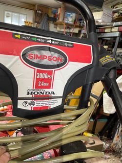 Simpson Honda power washer 3000 psi