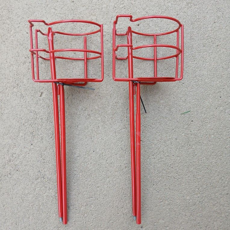 Outside Cup Holder With Cell Phone Holder