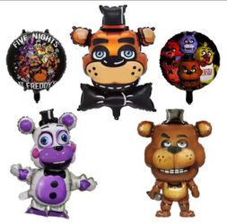 Five Nights At Freddy's 5 Piece Balloons