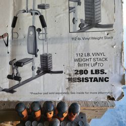 Weight Stack Gym Set