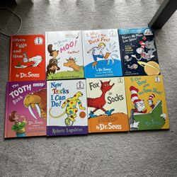 Lot of 8 Dr. Seuss Books – Classics & Favorites – Great for Kids!