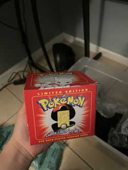 Pokemon Burger King Gold Plated Mew