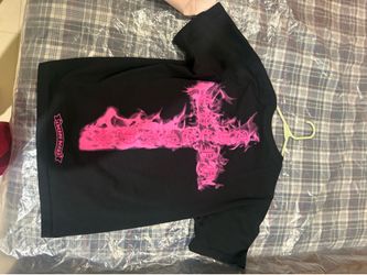 CHROME HEARTS PURPLE CROSS SHIRT