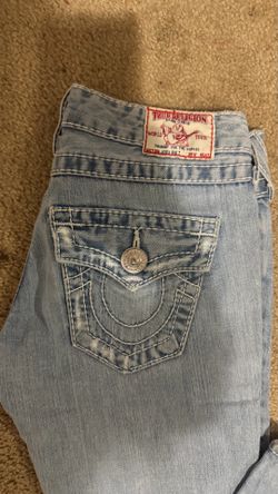 Low rise flare jeans