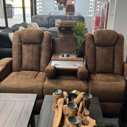 Reclinable Sofa/loveseat Power Recliner Power Headrest 