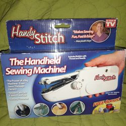 Brand New Handi-stitch Cordless Handheld Sewing Machine