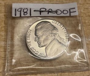 1981 Proof Nickel