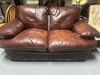 Pleather Couch