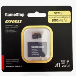 GameStop 512GB Express Micro SD Card for Nintendo Switch 2