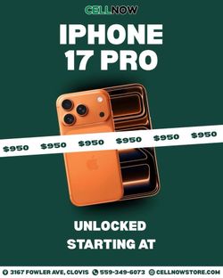 iPhone 17 pro Unlocked- Orange