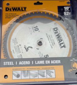 DEWALT 10-in 52-Tooth Tungsten Carbide-tipped Steel Chop Saw Blade