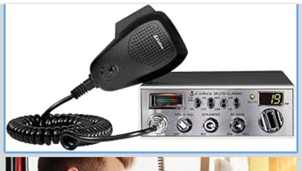 Brand new Cobra 25 LTD AM/FM Professional CB Radio – Compact, Easy to Operate, with Dual-Mode Access, 4-Watt Output, Full 40 Channels, Adjustable Dyna