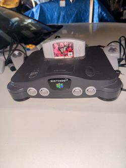 Nintendo 64 Console with Controllers and Game