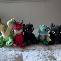 How To Train Your Dragon Build-a-Bear Plushies 