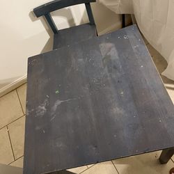 Very Well Used Table And Chair 