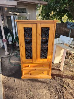 Pine Wood Cabinet