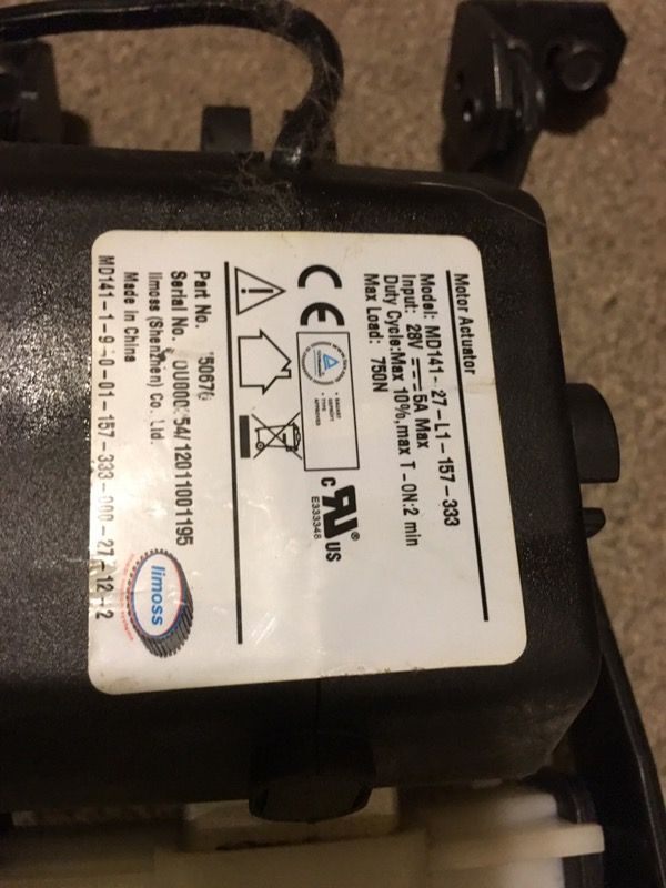 Limoss motor actuator model MD141 p/n 450676 for Sale in Enfield, CT