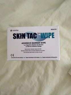 Skin Tac Adhesive Barrier Wipe