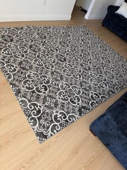 8 x 10 Gray Rug