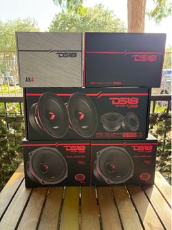 Ds18 6x9 and 6.5” speaker bundle