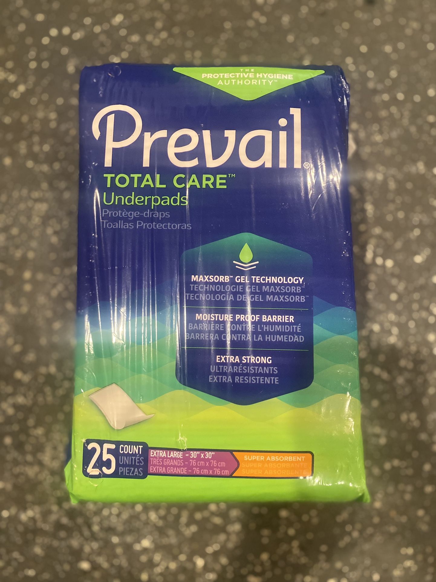 Prevail Total Care Underpads