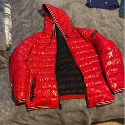 Calvin Klein Red Windbreaker 