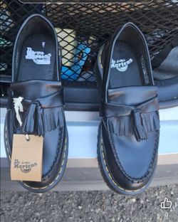Adrian Leather Platform Tassel Loafers