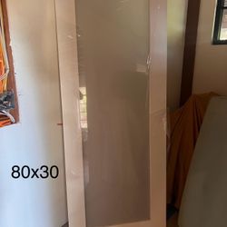 Interior Door With Glass 80x30