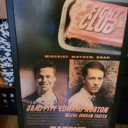 Fight Club Movie Poster (Wood) – 24x36