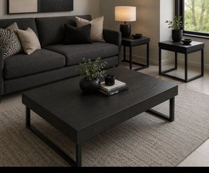 Coffee table with the end tables