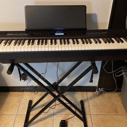 Donner DEP-20 Beginner Digital Piano 88 Key Full Size Weighted Keyboard, Portable Electric Piano with Power Supply