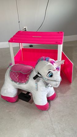 Electric Plush Unicorn with Stable