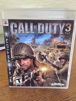 Sony PlayStation PS3 Call of Duty 3, Call Of Duty Ghosts, Call of Duty World At War