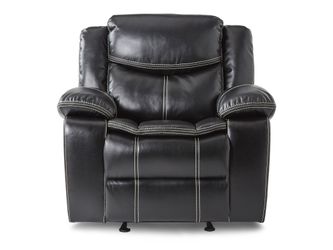Bastrop Black Glider Reclining Chair