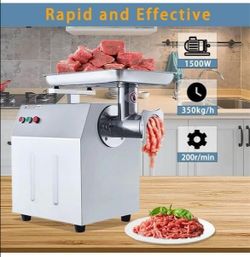 Garvee 1500W Commercial Meat Grinder-Heavy Duty Beast (New-Open Box)