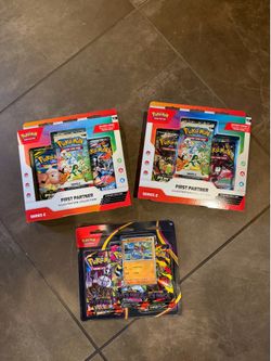 Pokemon Trio Pack First Partner and Pitch Black