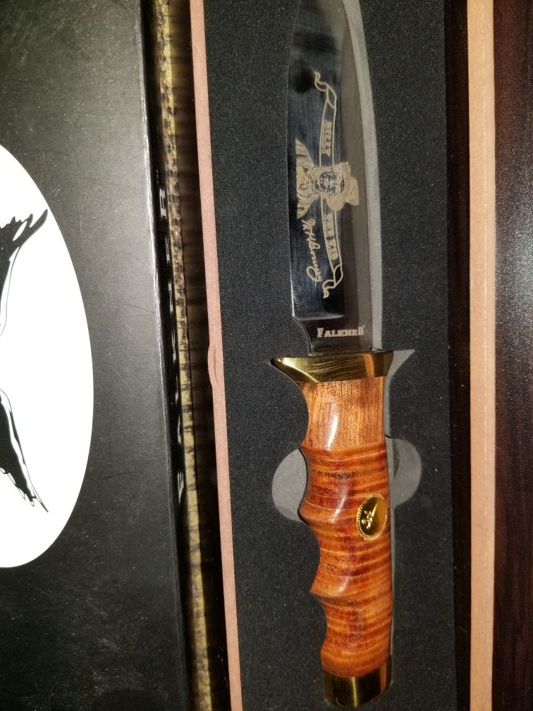 Falkner billy the kid collectible knife