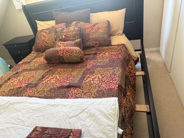 King Size Bed Frame Only/ NOT MATTRESS