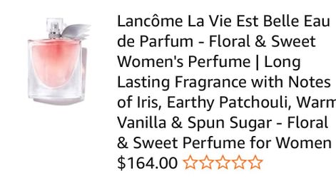 Original never used Lancome Perfum