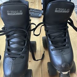 Impala Brand Black Skates With Bag