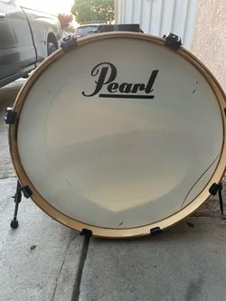 Pearl Export EX 22" Bass Drum – Black Wrap (Upgraded Aquarian Super Kick)