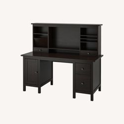 Hemnes Solid Wood Desk Hutch For Sale In excellent Conditon