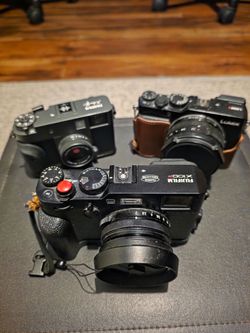 Fuji, Lumix, High end Digital camera Lot will Trade