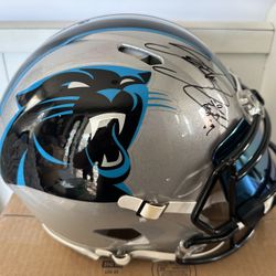 Steve Smith Sr Autographed Helmet