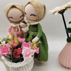 Handmade Muslim Girls Dolls