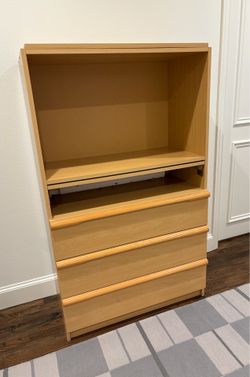 Bellini Maple 3-Drawer Dresser and Changing Table