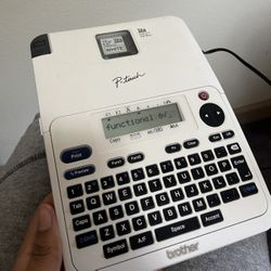 White Brother P-Touch Label Maker