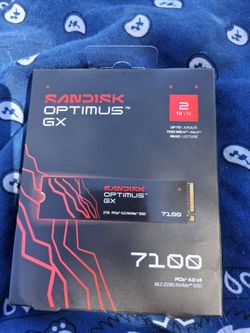 Sandisk Optimus GX 2TB PCIe 4.0 NVMe SSD - 7250MB/s Beast | Brand New Sealed