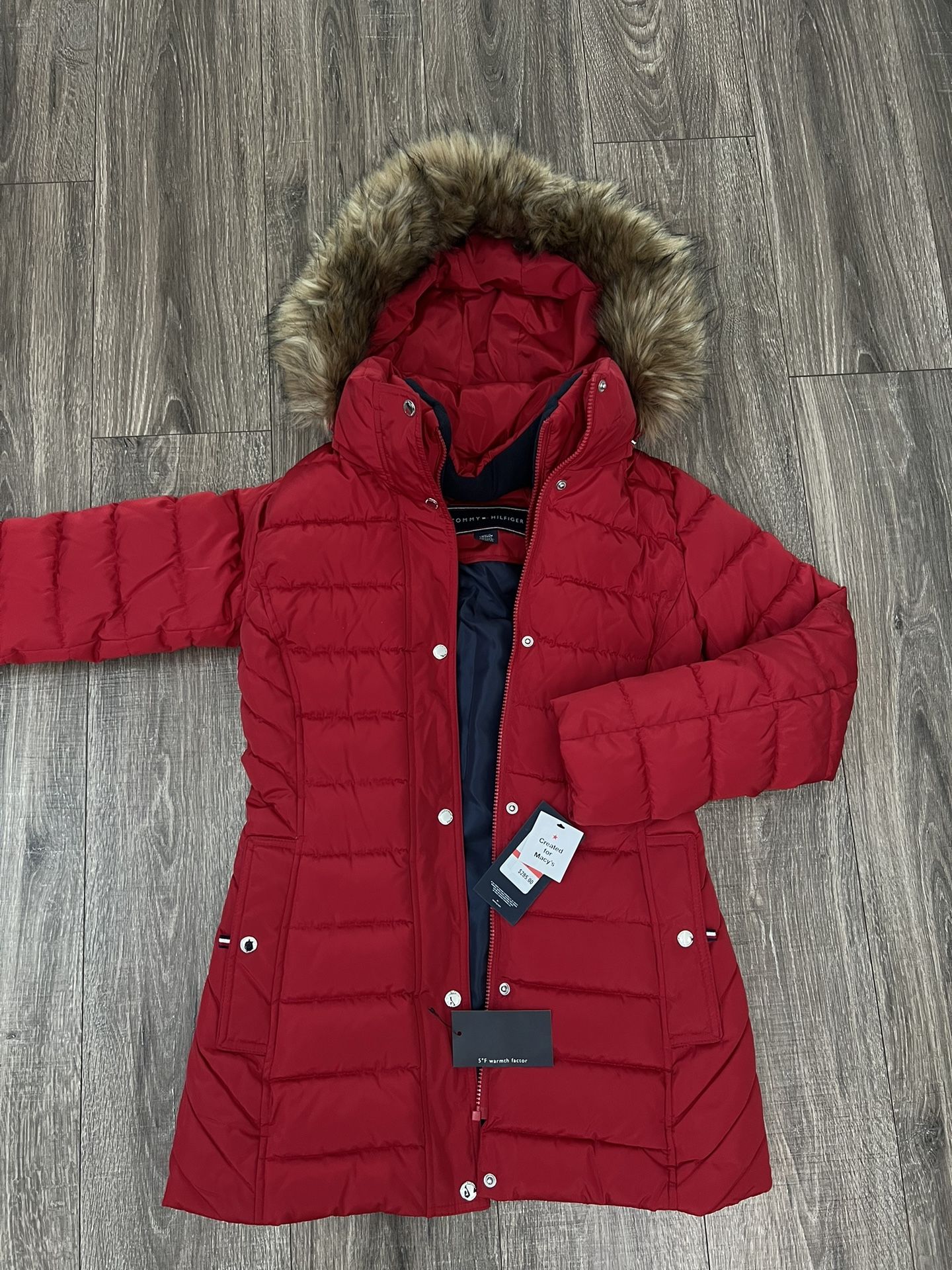 tommy hilfiger puffer coat jacket
