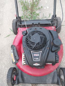 2 running/cutting  lawn mowers.